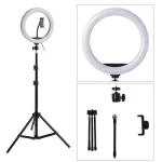 0 Inch Ring Light Tripod Set for YouTubers and TikTok Studio Setup