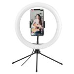 12 Inch LED Ring Light with Adjustable Stand and Phone Holder for Live Streaming & Photography