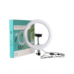 12 Inch LED Ring Light with Adjustable Stand and Phone Holder for Live Streaming & Photography