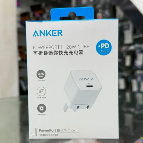 Anker PowerPort III 20W Cube Fast Charger – Compact USB-C Adapter price inbangladesh