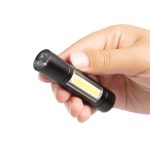 Geepas GP-007 Rechargeable LED Torch Light – Long Range Durable Flashlight