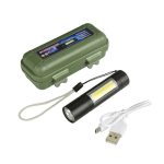 Geepas GP-007 Rechargeable LED Torch Light – Long Range Durable Flashlight