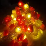 Rose Fairy Light Pink & White 80pcs Set – Soft Romantic LED Lights