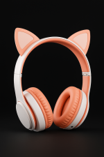 STN-28 Wireless Cat Ear Headset with LED lights and Bluetooth