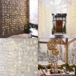 Golden Snow Ball String Fairy Lights for Home Decoration