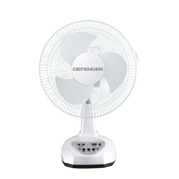 Defender 2912 Rechargeable AC/DC Charger Fan 12 inch