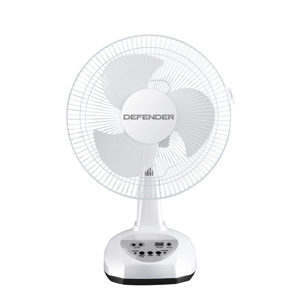 Defender 2912 Rechargeable AC/DC Charger Fan 12 inch