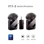F11-2 Wireless Collar Microphone with 99% Noise Cancellation