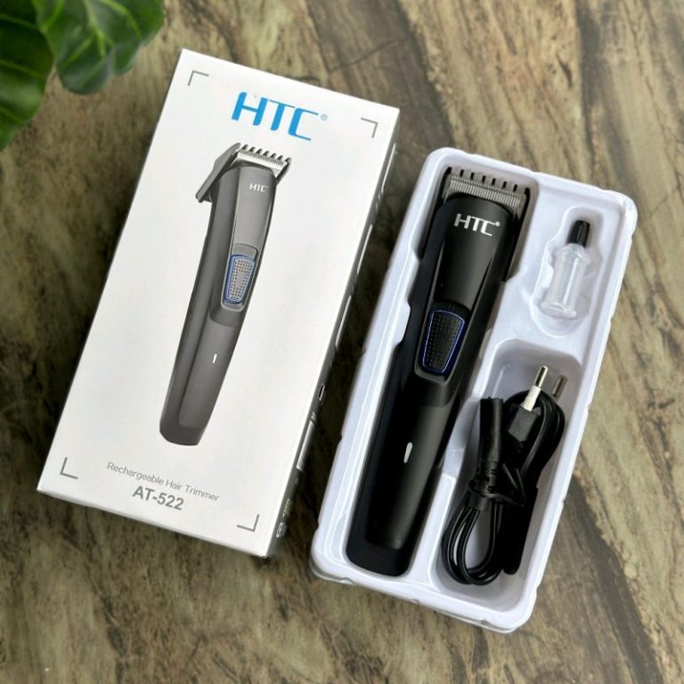 HTC Rechargeable Cordless Trimmer AT-522 for Men Grooming