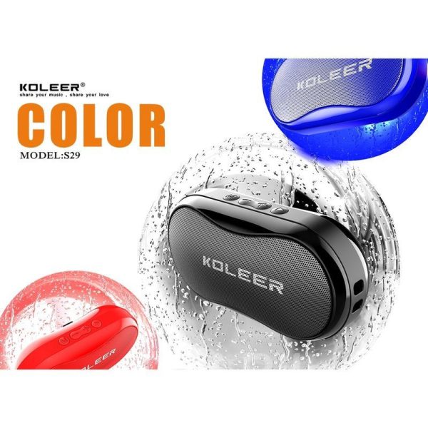 KOLEER S29 High Bass Mini Bluetooth Speaker waterproof portable