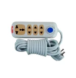 Maxline Model 0034 4 Port Multiplug with 5M Cable – Best Plug Socket in Bangladesh