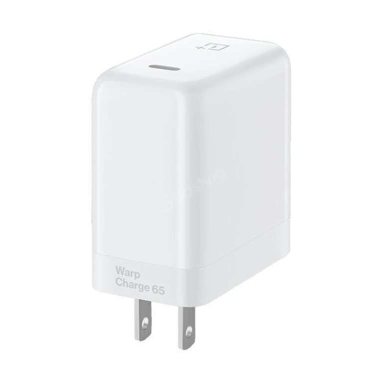 OnePlus 65W Warp Power Adapter Charger Type-C US White