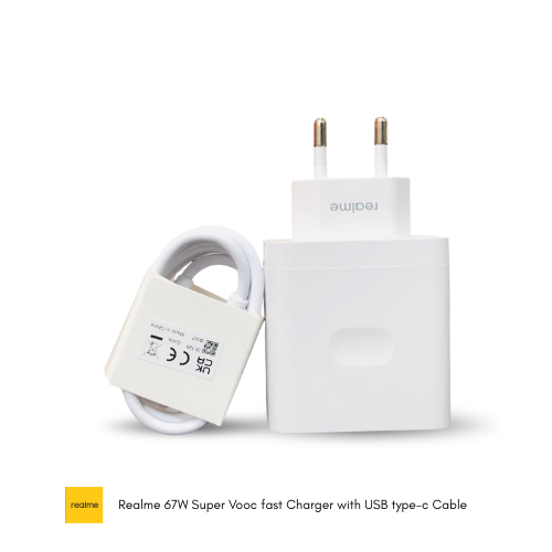 Realme Super VOOC 67W Fast Charger with Type-C Cable – Fast Charging Bangladesh