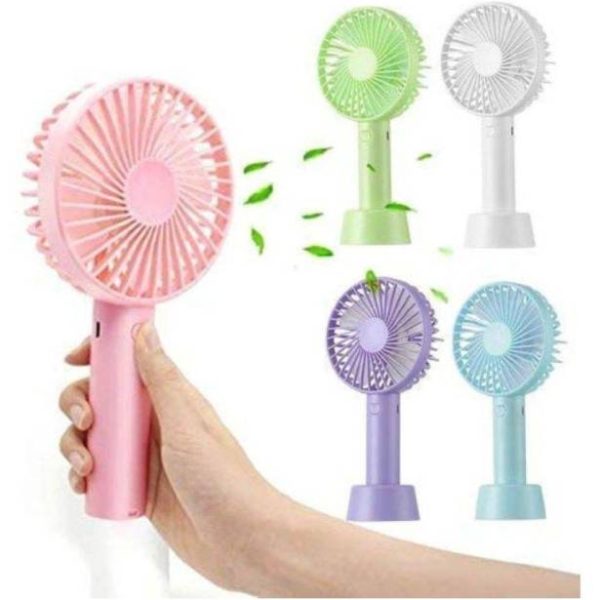Rechargeable Handheld Mini USB Fan Ultra Lightweight 3-Speed