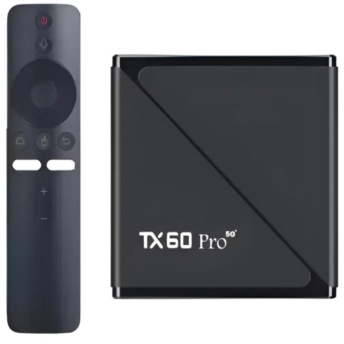 TX60 Pro 14K Ultra HD Smart Android TV Box with Voice Remote in Bangladesh