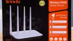 Tenda F6 N300 4 Antenna 300Mbps Easy Setup Wireless Router Bangladesh