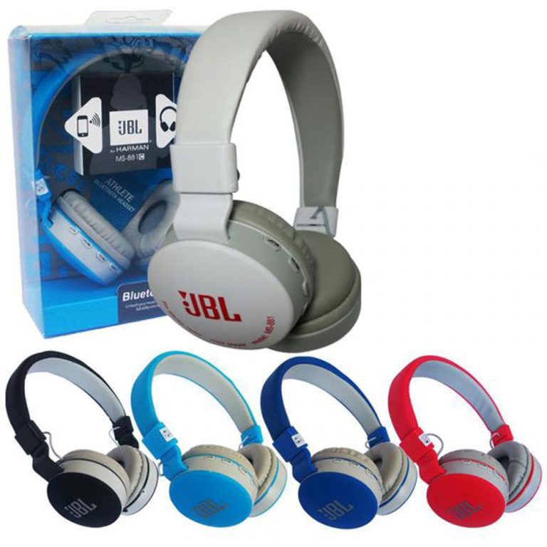 High Quality JBL 881A Wireless Bluetooth Headphone Black Red Blue