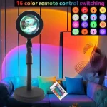 Sunset Lamp 16 Shades Remote Control – Romantic Lighting in Bangladesh