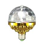 Rotating RGB Bulb Lamp Magic Ball DJ Light E27